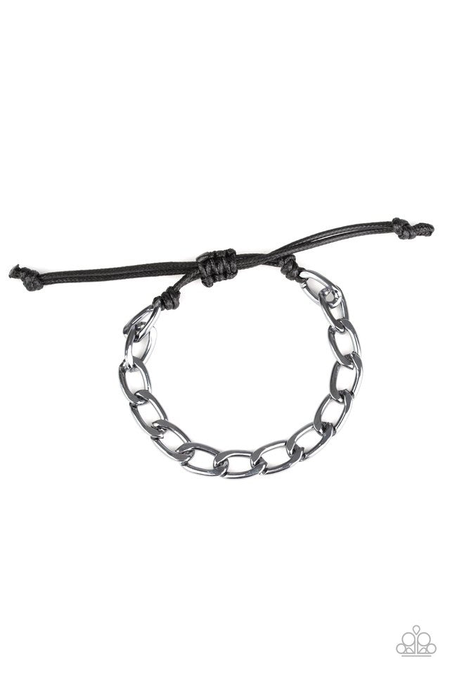 Black metal Men’s bracelet