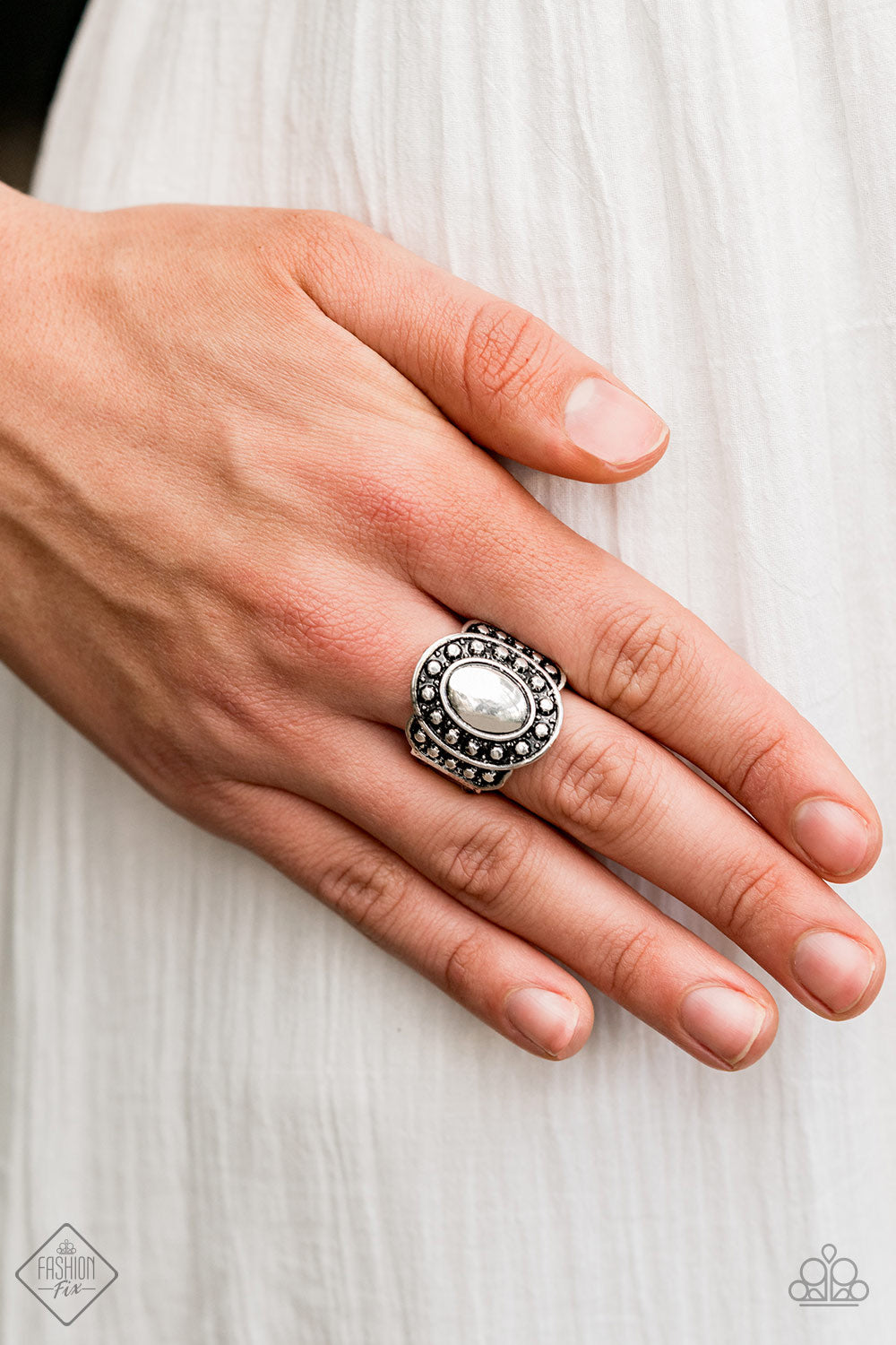 Stacked Stunner ring color silver