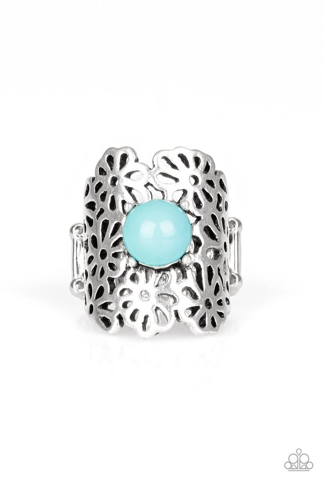 Flower Shower Blue Ring