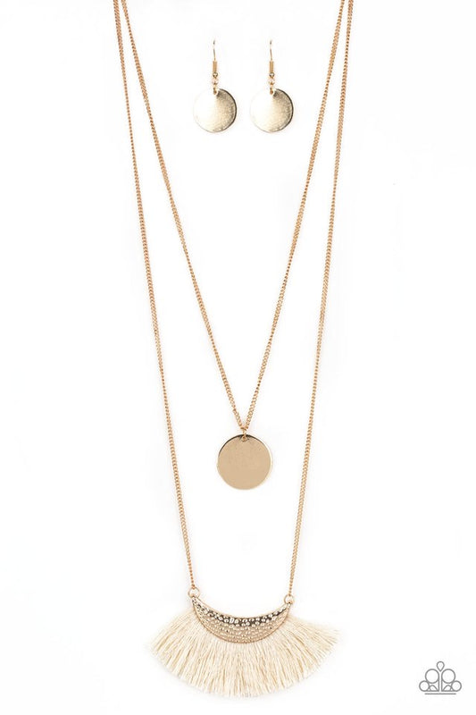 Tassel Temptation Gold Necklace