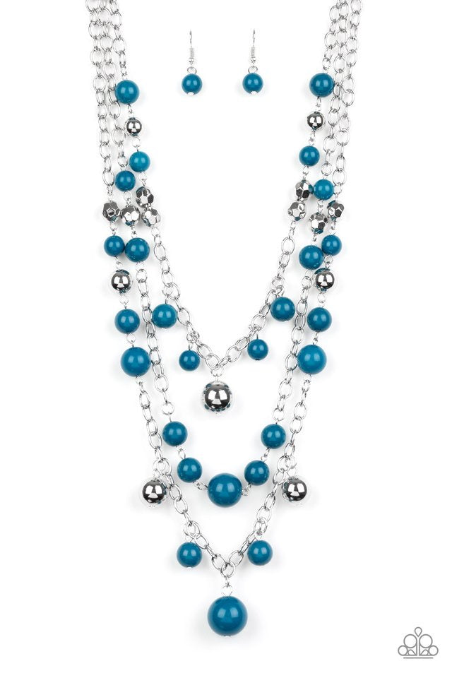 The Partygoer Blue Necklace