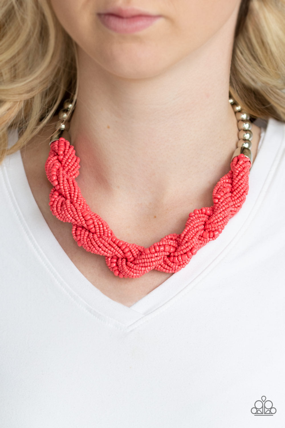 Savannah Surfin - Orange necklace