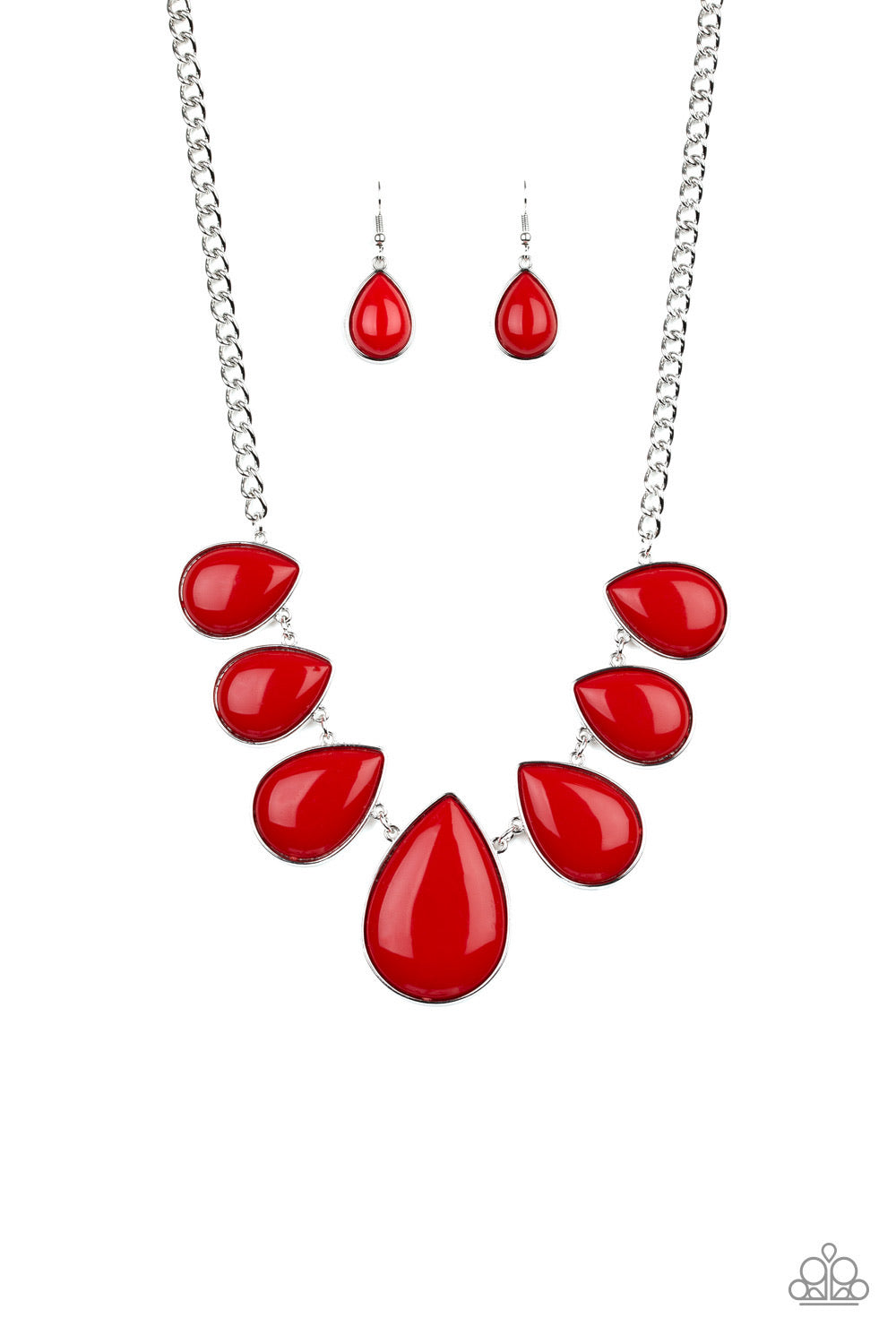 Necklace color red