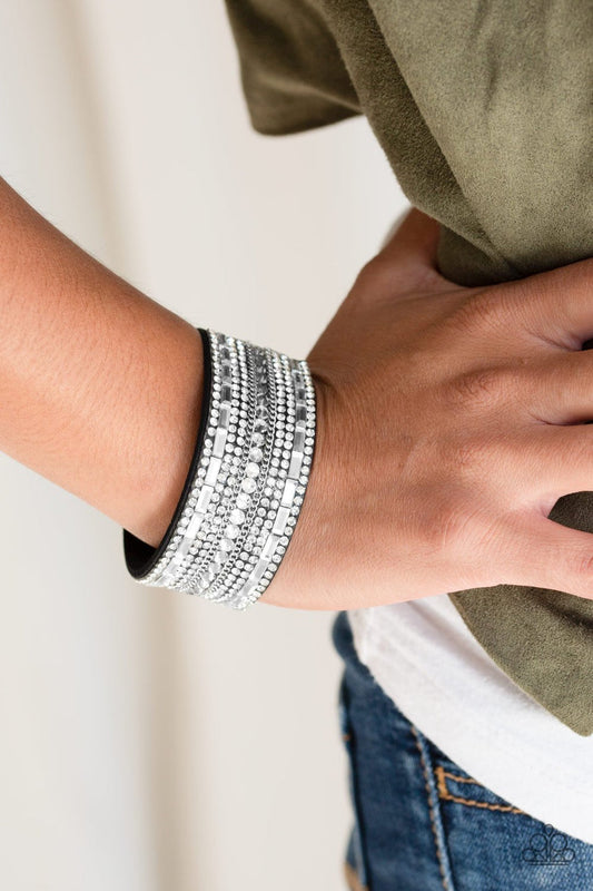 Rebel Radiance Black Wrap Bracelet