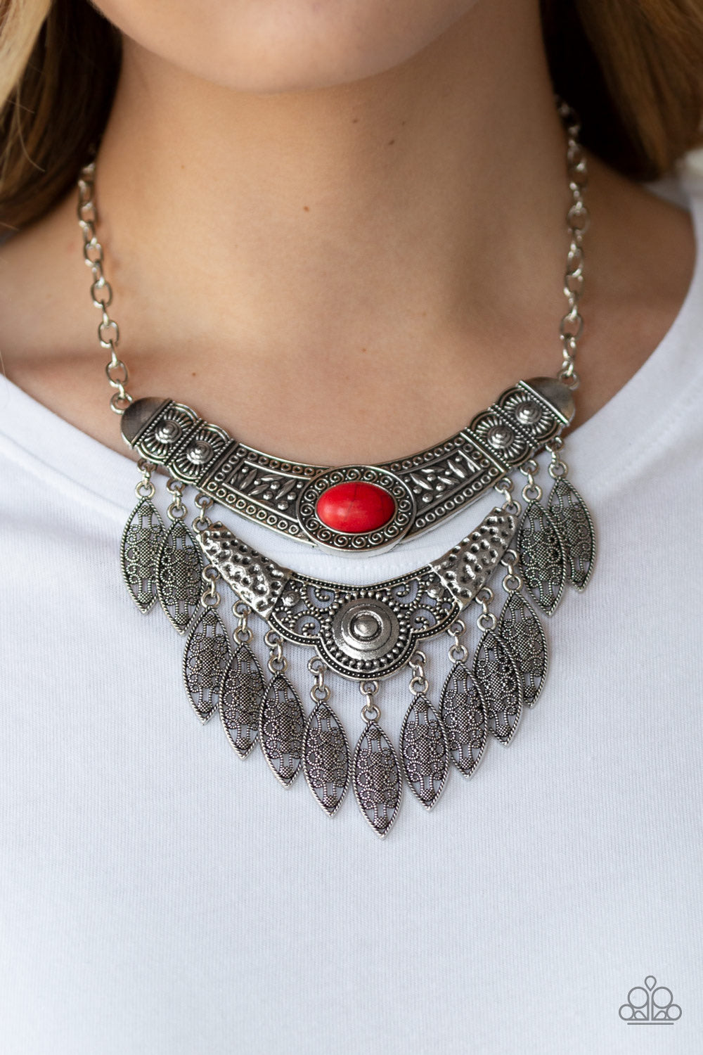 Island queen red necklace