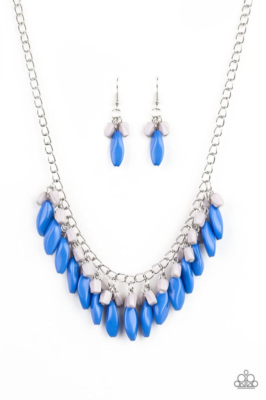 Bead Binge blue necklace