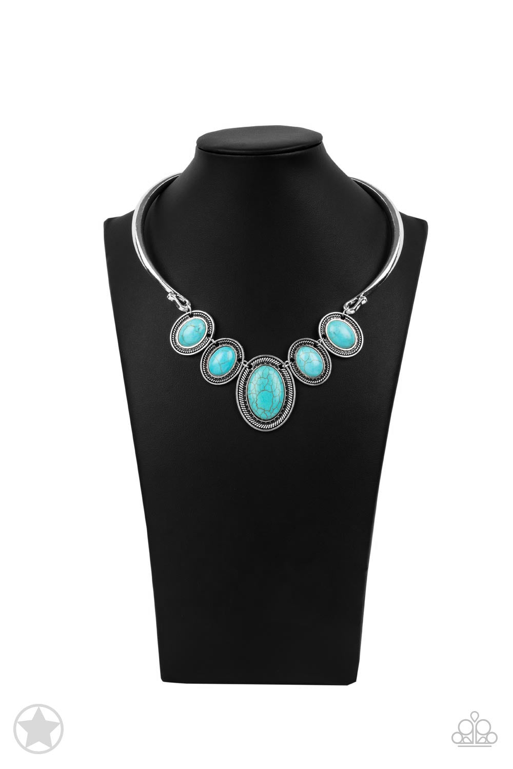 Blockbuster necklace-River Ride - Blue