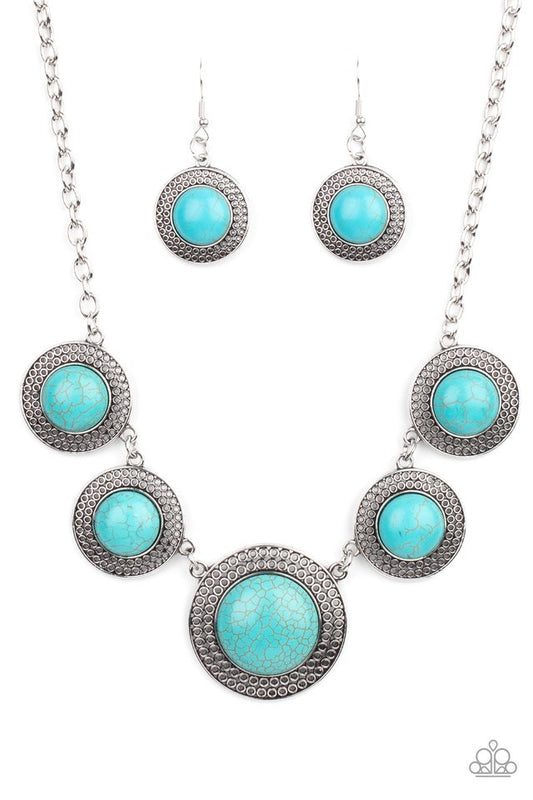 Circle The Wagons Blue necklace