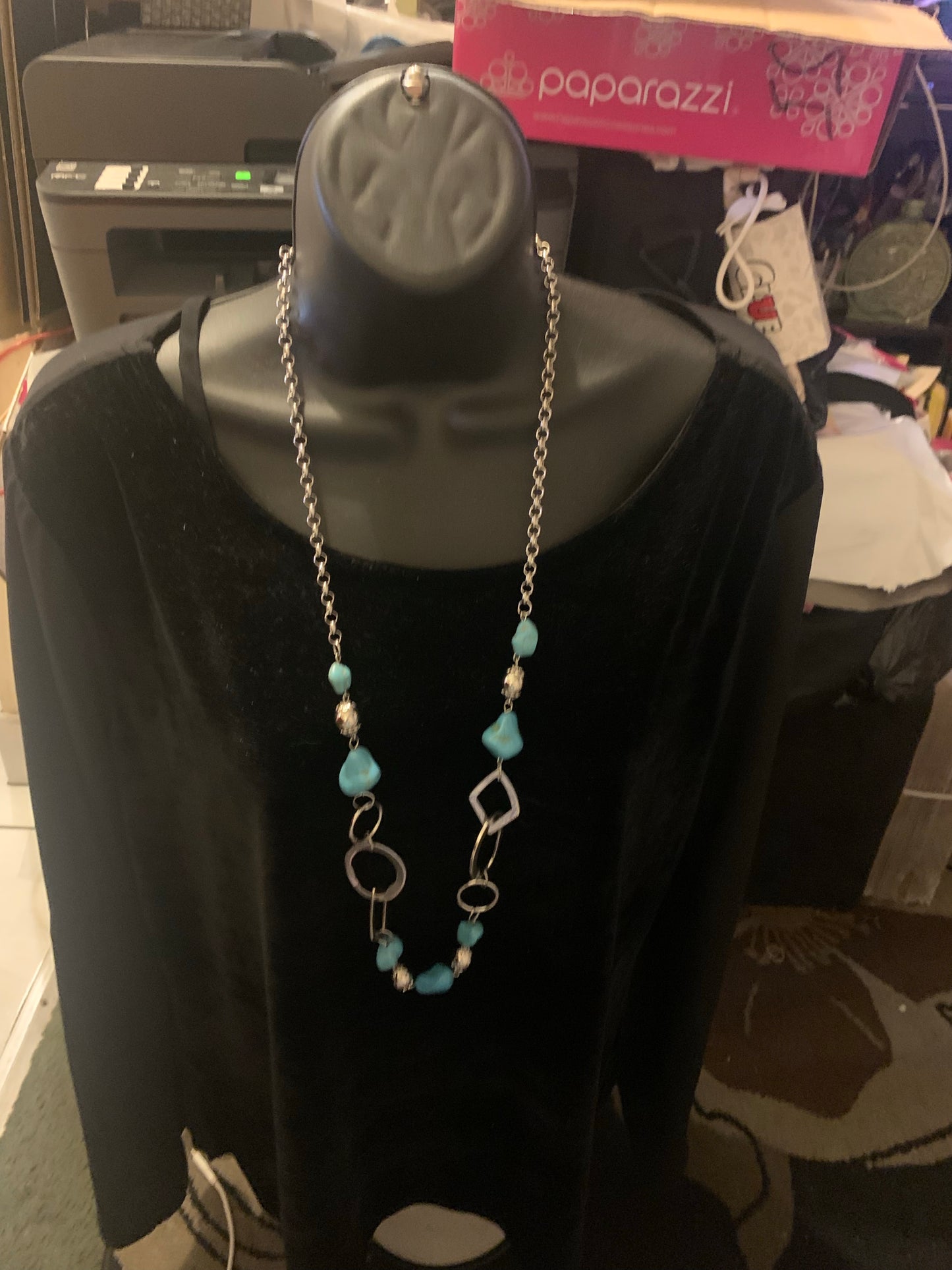 New necklace color blue