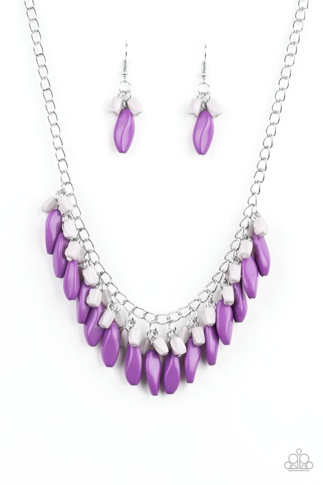 Bead Binge - Purple necklace