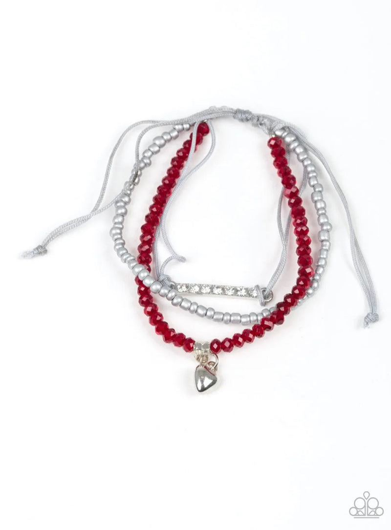 Reckless Romance, red urban bracelet