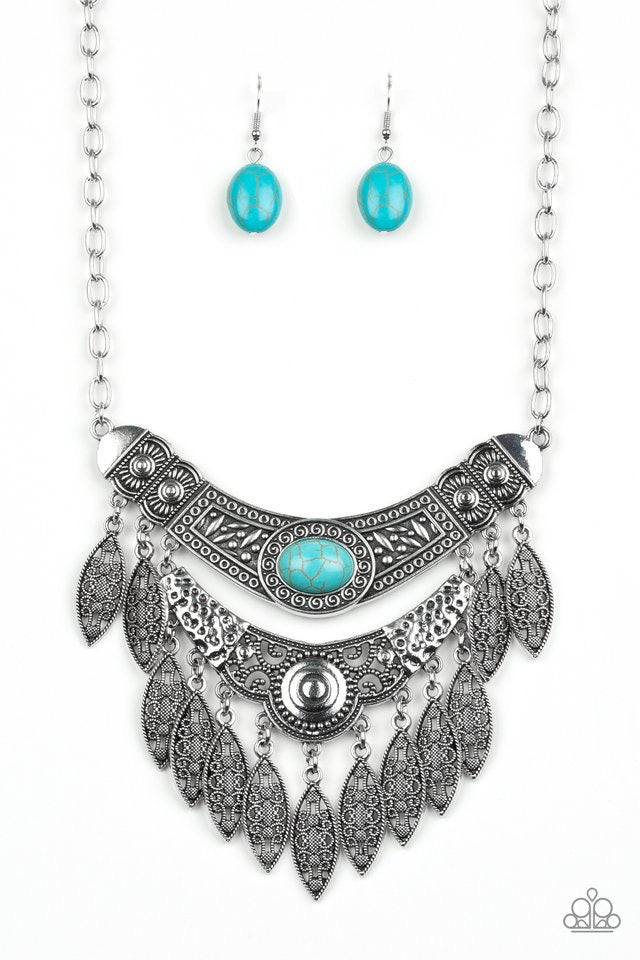 Island Queen blue necklace