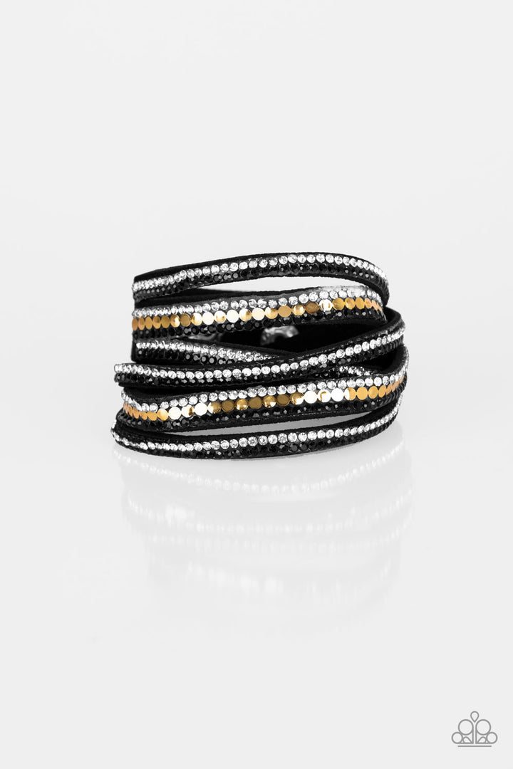 Rock Star Attitude - Black Bracelet