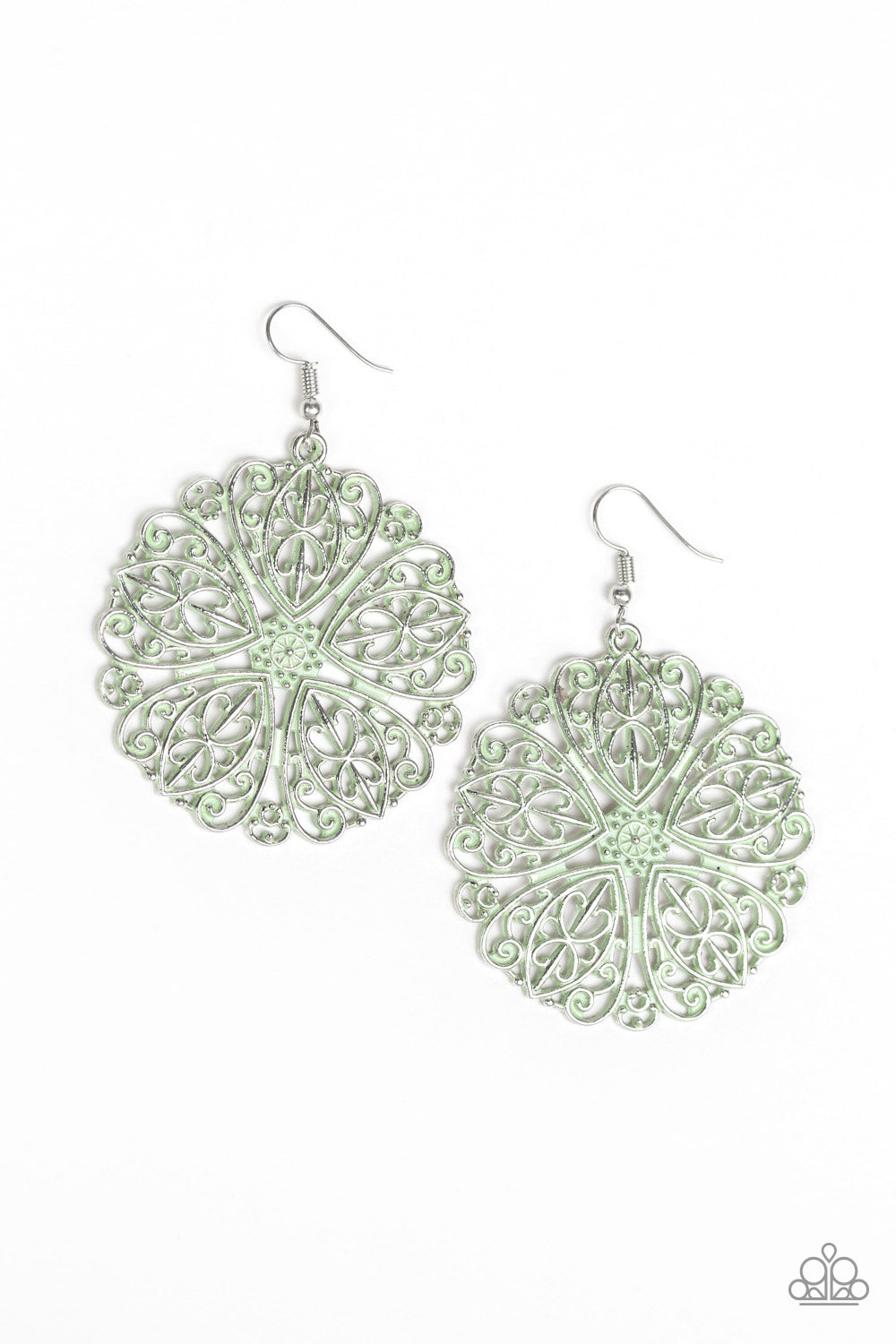 Ocean Paradise - Green Earrings