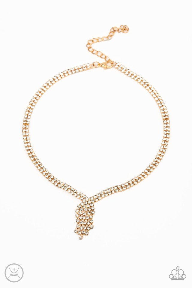 Necklace choker color Gold