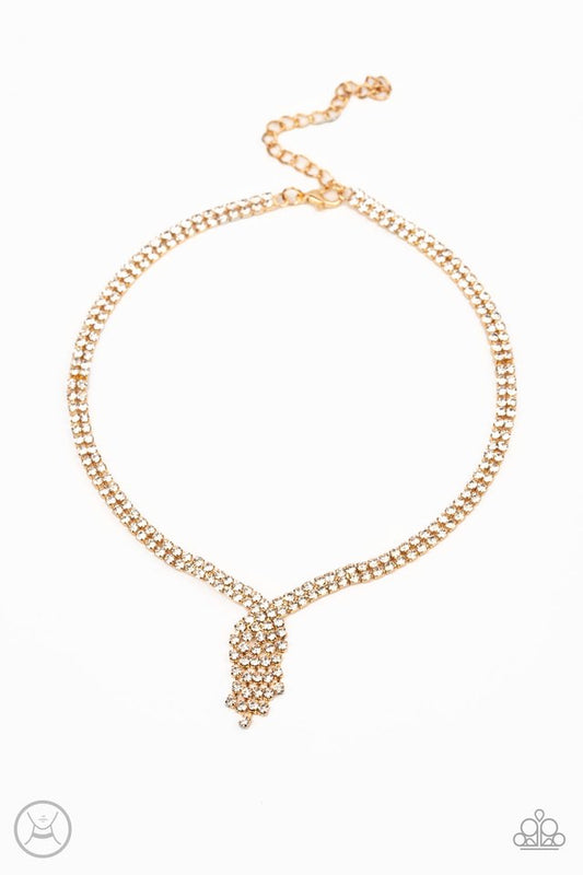 Necklace choker color Gold