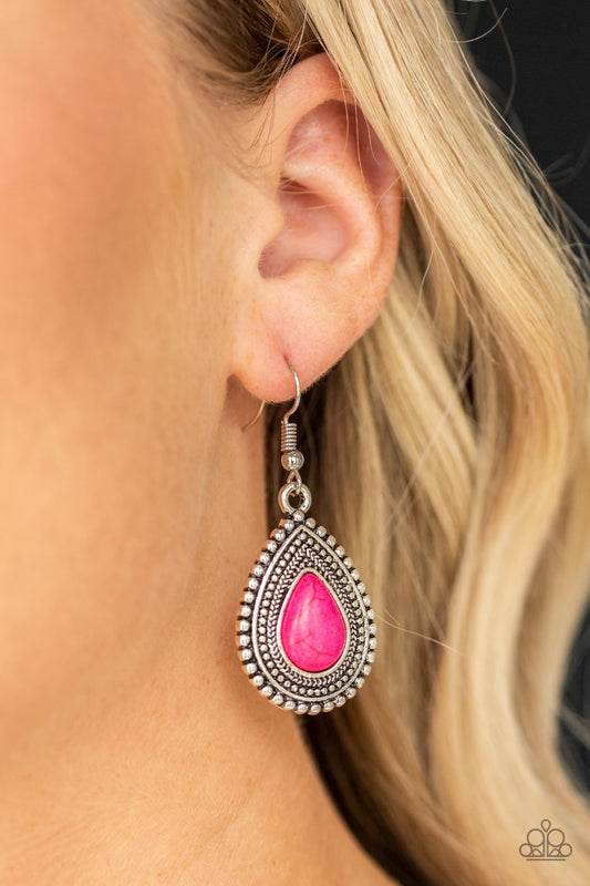 Happy Horizons - Pink earrings