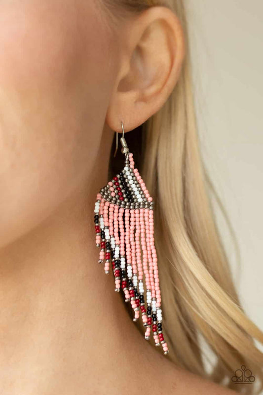 Bodaciously Bohemian Pink earrings