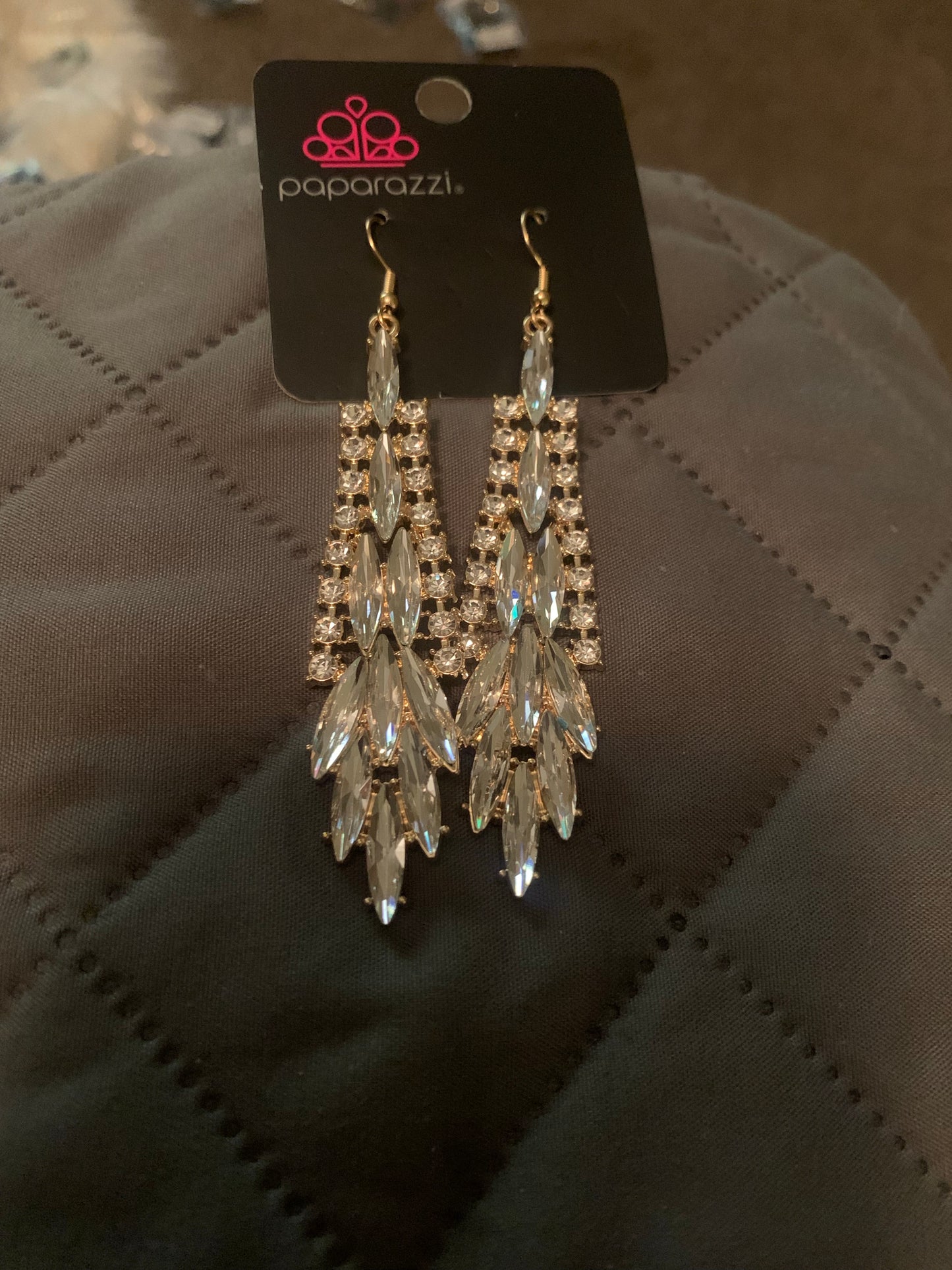 Crown heiress Gold earrings