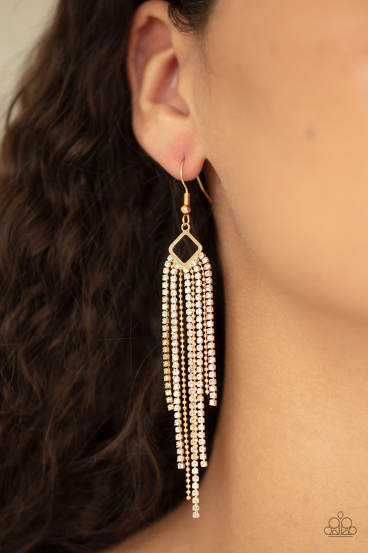 Gold Singing in the REIGN - earrings color Gold