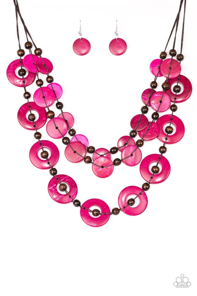 Catalina Coastin pink necklace