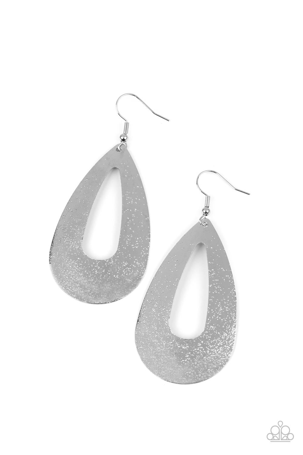 Hand it Ovali silver earring