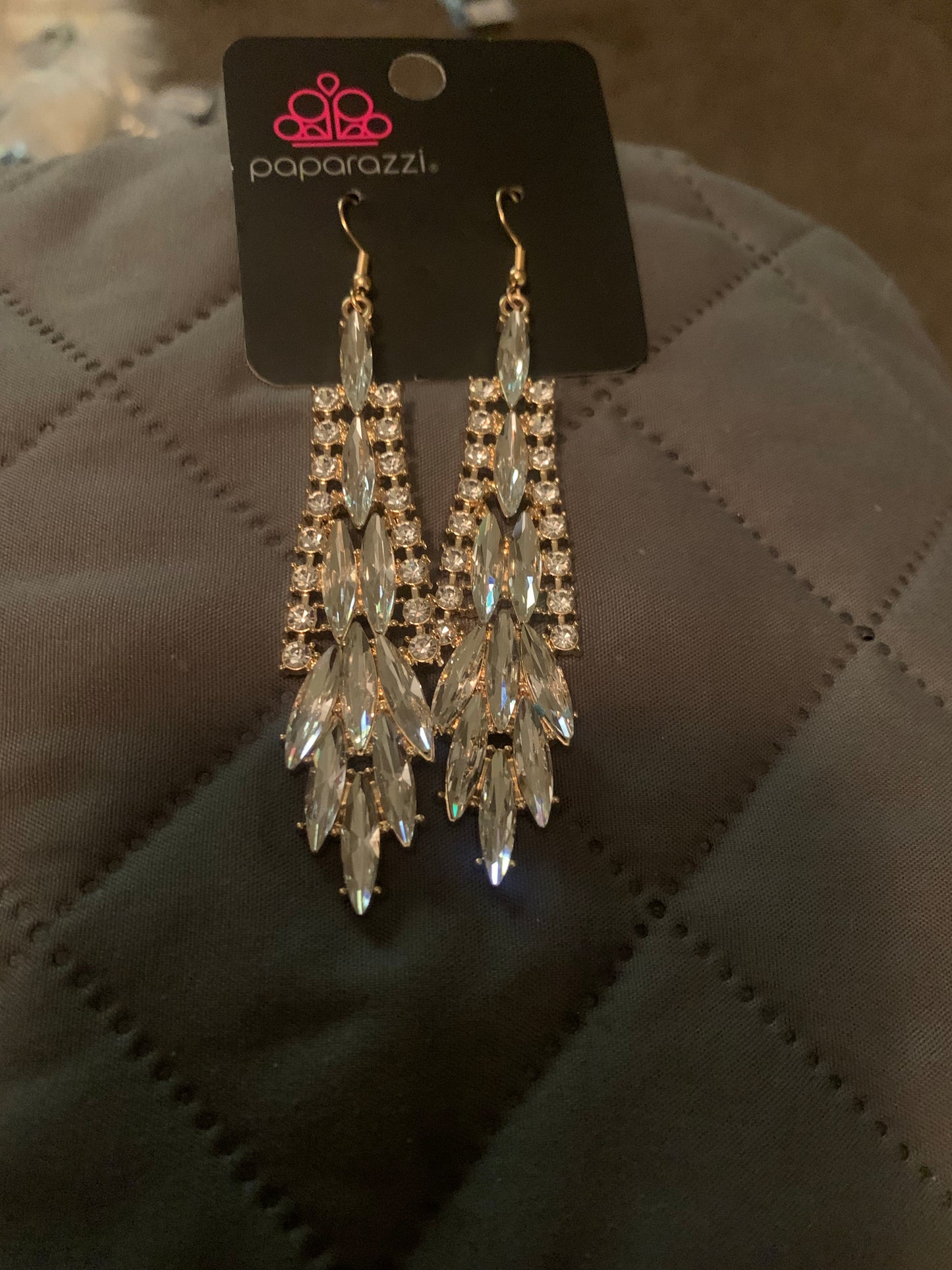 Crown heiress Gold earrings