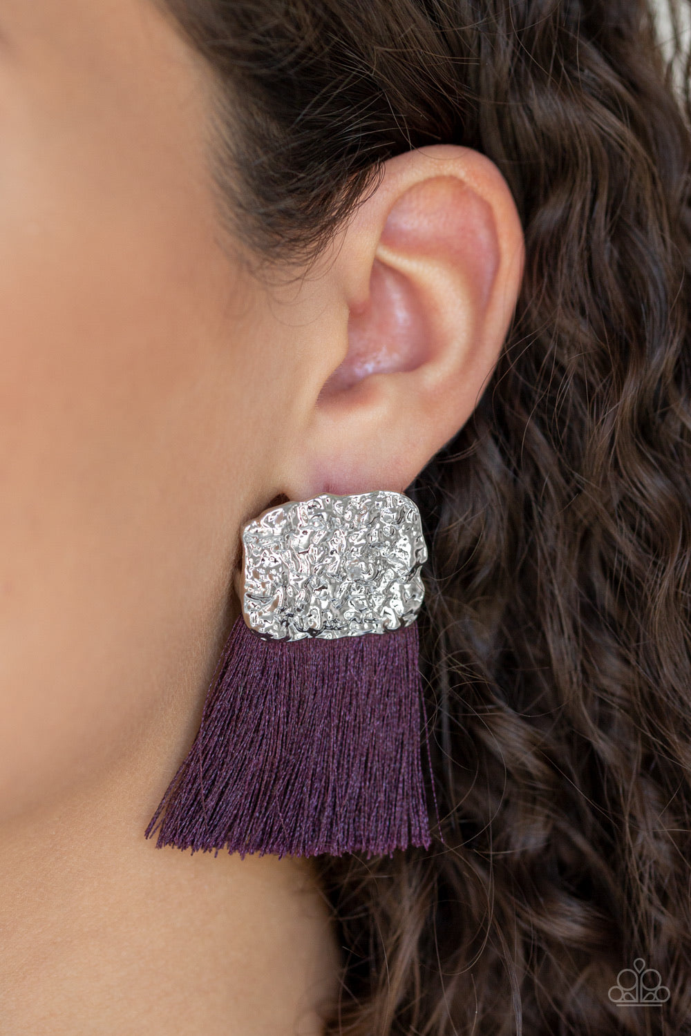 Tazo Earrings color Purple